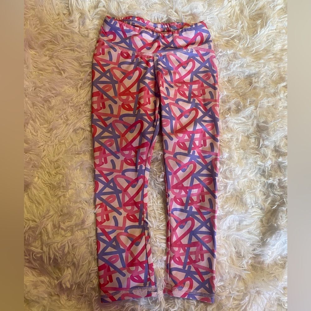 BCG Toddler Girls 2T Pink & Purple Leggings